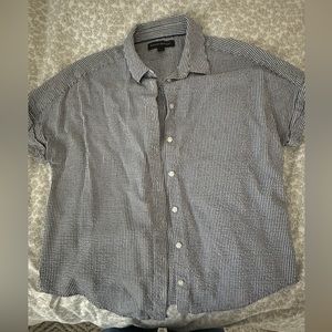 Banana republic button up short sleeve shirt